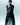 Black sheer dress with short sleeves and tied waist detail at the front