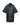 Dark short-sleeve anorak jacket with half-zip front, stand collar, patch pockets