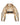 Gold holographic hooded jacket with gathered neckline details and elastic cropped hem