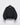 Padded bomber jacket, dark color, full-zip front with ribbed collar and cuffs.