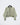 Light green cropped bomber jacket with black collar, front zipper, and zip pockets