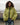 Green nylon TMBY jacket with hood, snap front, and zip pockets