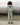Light green track pants, back view, elastic waistband and cuffed ankle hems