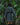 Gray denim trench coat back view with belt tie and frayed hemline