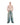 Washed blue distressed baggy jeans, relaxed wide legs and tie waist with patches.