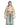 Gold holographic cropped jacket with hood, flap pockets, and elastic cropped hem