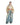 Gold holographic cropped parachute jacket with hood and elastic cuffs; roomy fit