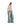 Washed blue distressed baggy jeans with wide legs and visible front seams.