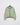 Light green wind shell jacket laid flat, front view, with hood and full zip