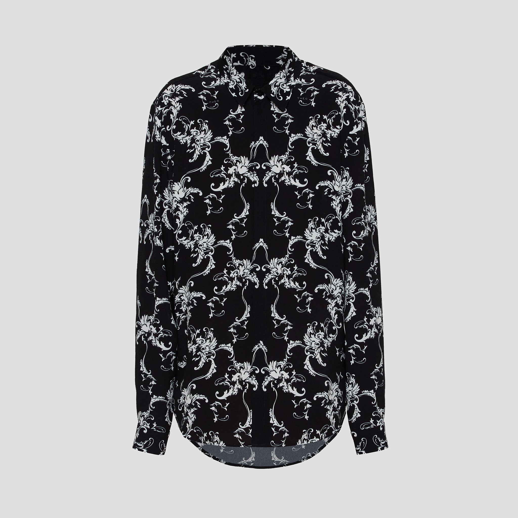 YOUNG MAN'S LOUNGE SHIRT WITH NEOBAROQUE PRINT