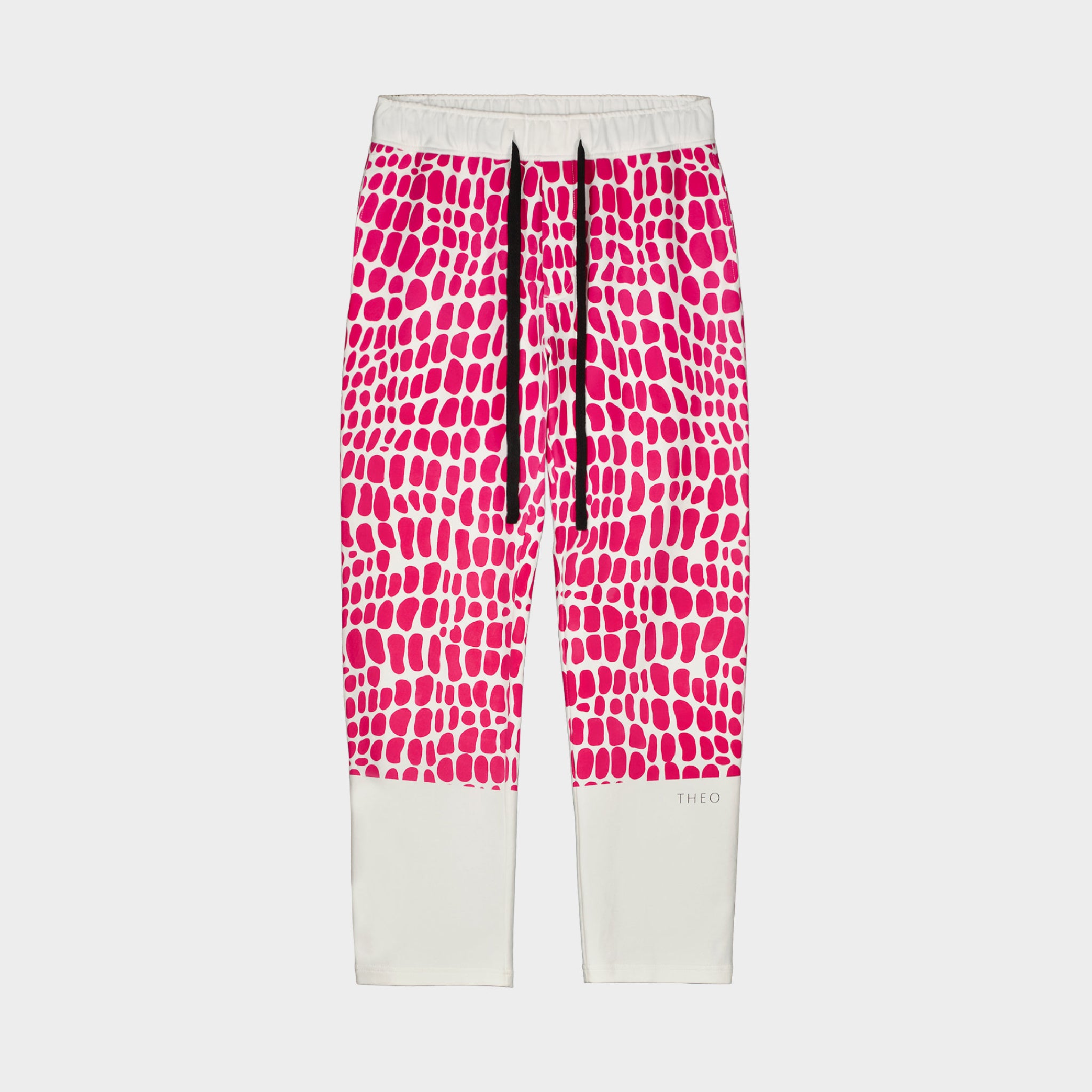 JERSEY SWEATPANTS WITH REPTILE PRINT