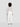 White straight-leg sweatpants with elastic waistband, back view