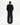 Men's draped textured sweater shown from the back, with an open side and uneven khaki knit hem