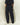 THEO Airframe Parachute Trousers in Navy made from featherweight Japanese cotton, female back view