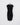 Black fringed texture dress with short sleeves and an asymmetrical knee-length hem