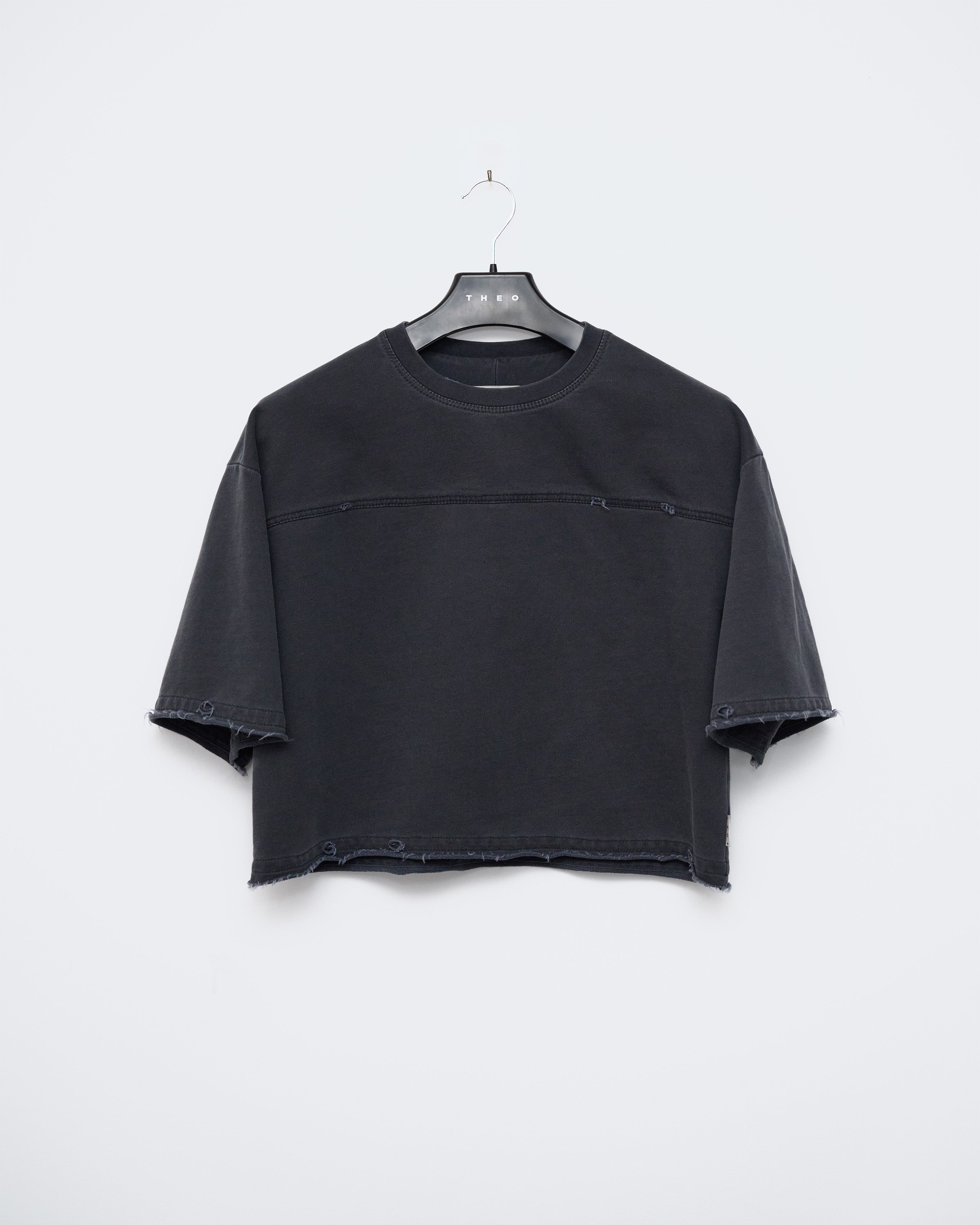 WASHED-OUT CROPPED T-SHIRT