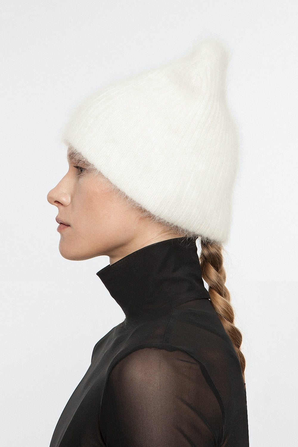 HIGH TOP KNITTED BEANIE HAT