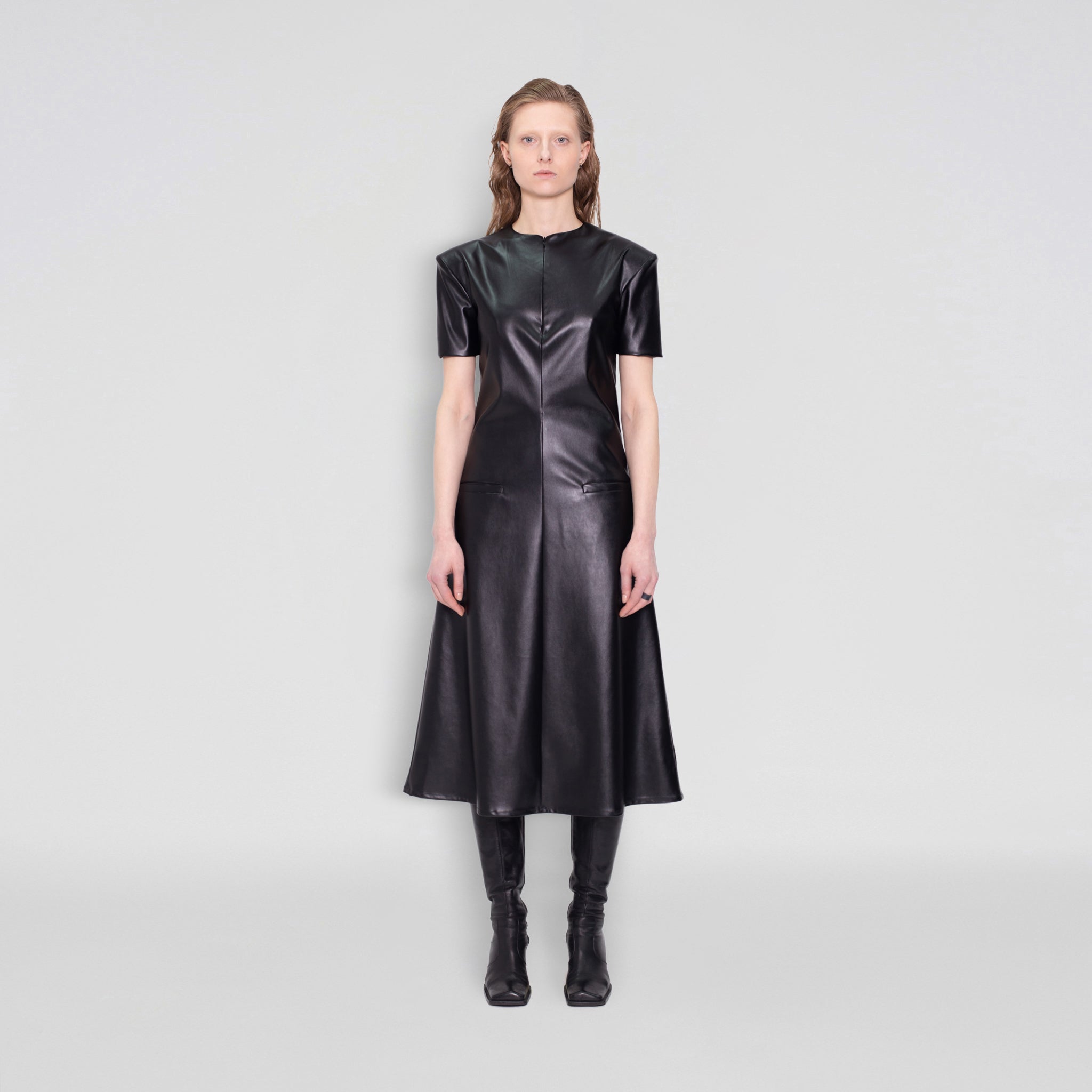 A-LINE MIDI DRESS