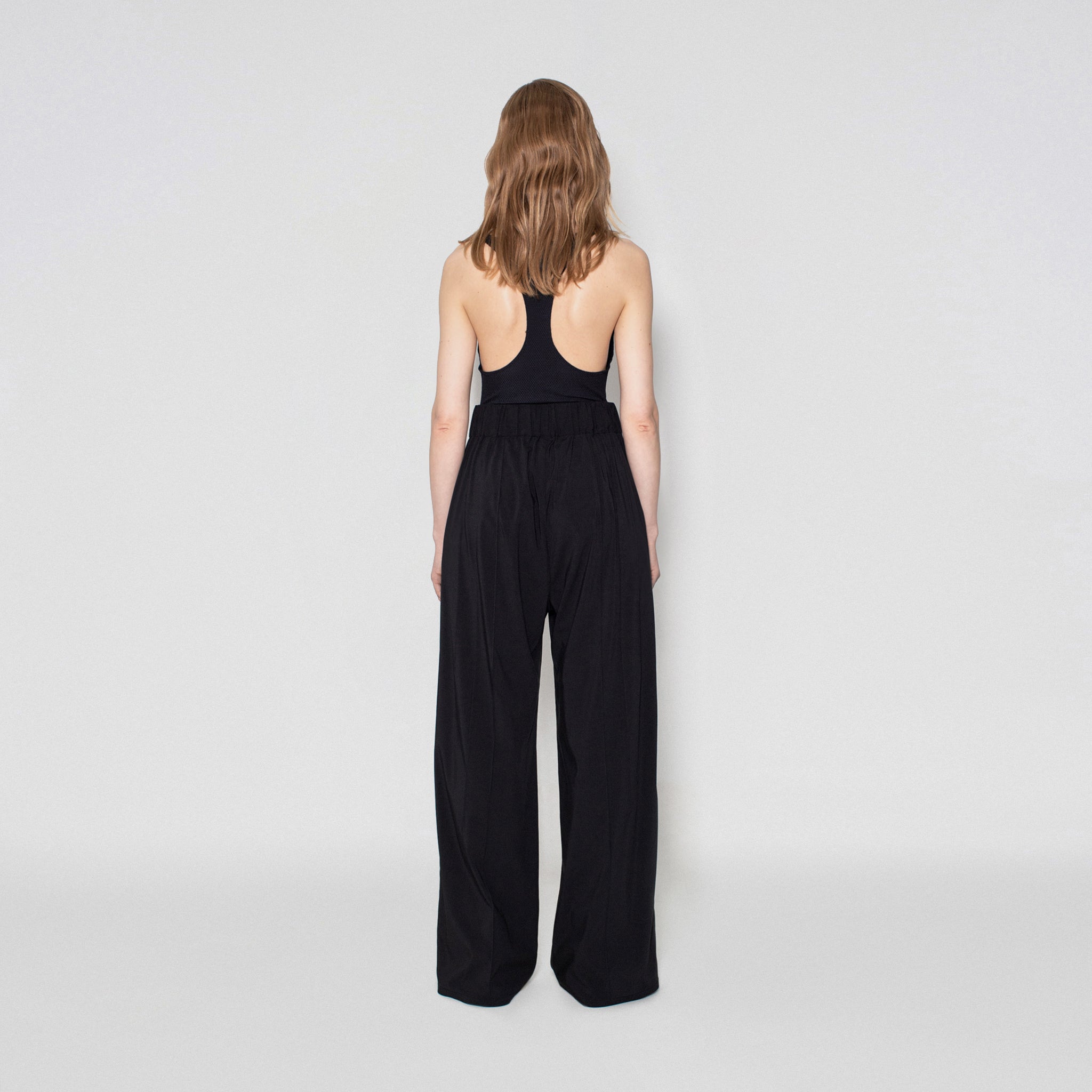 HIGH WAISTED TROUSERS WITH FRONT ZIPPER